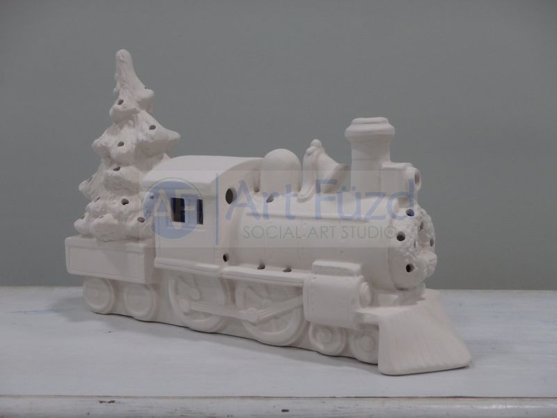 White Christmas Train shops Porcelain