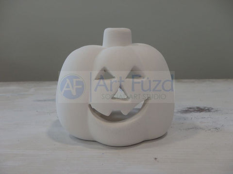 Small Jack-O-Lantern Pumpkin Votive ~ 3.25 in. dia. x 2.75 in. high