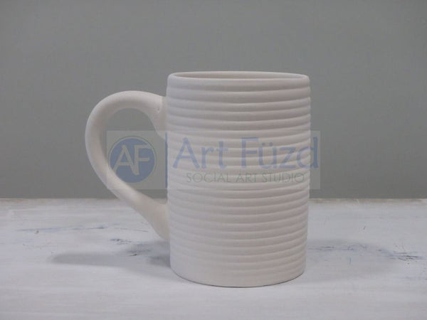 Ribbed Heart Mug (16 oz.) ~ 3.25 x 4.5