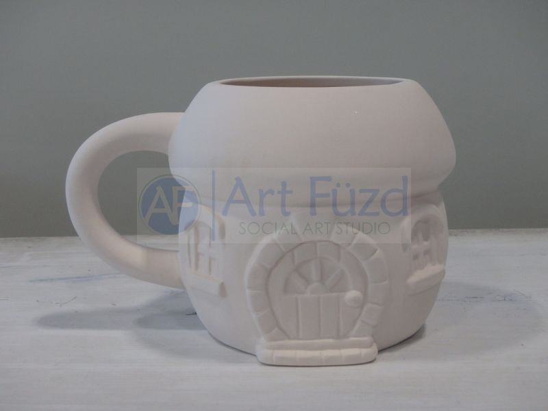 Mushroom House Mug (20 oz.) ~ 4.5 x 4