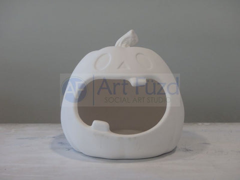 Pumpkin Loud Mouth Candy Container ~ 7 x 7.25 x 6.75