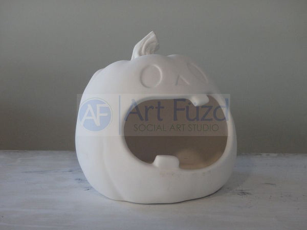 Pumpkin Loud Mouth Candy Container ~ 7 x 7.25 x 6.75