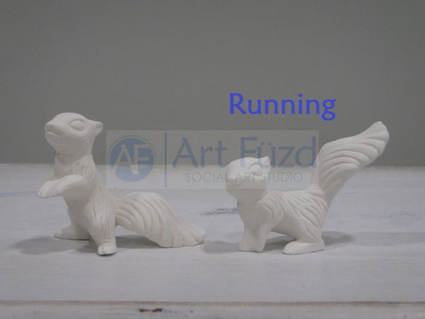 Small Squirrel Running ~ 3.25 x 1.5 x 2