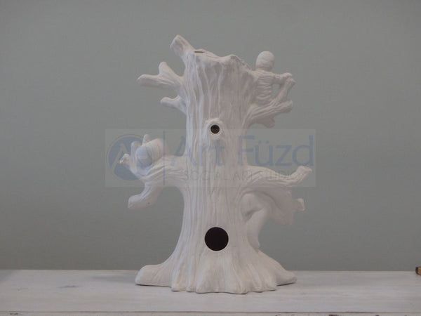 Haunted Halloween Tree LIght Up Figurine, includes Light Kit ~ 10 x 13